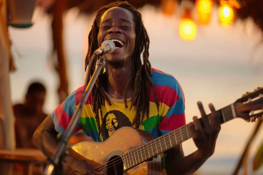 man with dreads representing rastafari movement