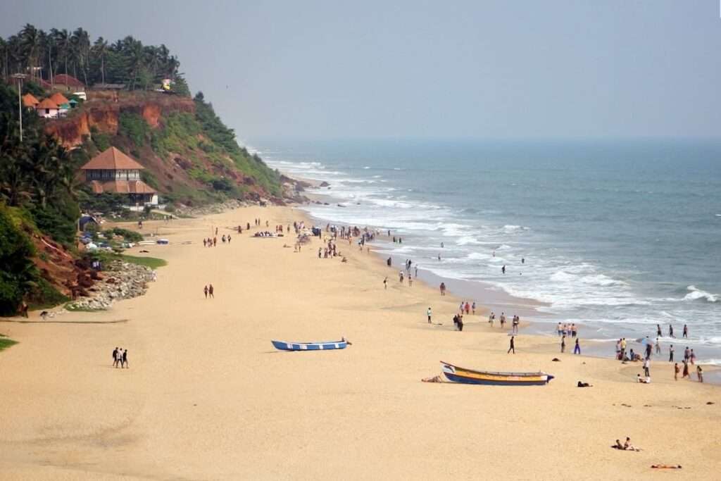 Top Tourist Places in India for Culture, Beaches, Mountains & More 8 Varkala Beach