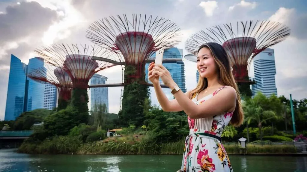 How to Get a Singapore Visa for American Citizens in 2025 (Easy Guide) 3 young woman take photos singapore min