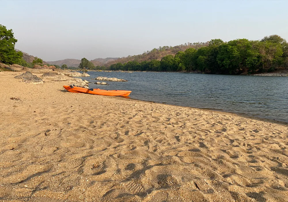 An Ultimate Weekend Getaway at Bheemeshwari Adventure and Nature Camp 5 bhemeeshwari river sand