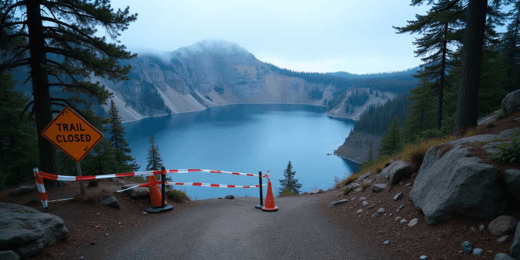 Crater Lake National Park: Closing to Swimmers and Boat Tours for 2 Years 1 Crater Lake Trail Closure