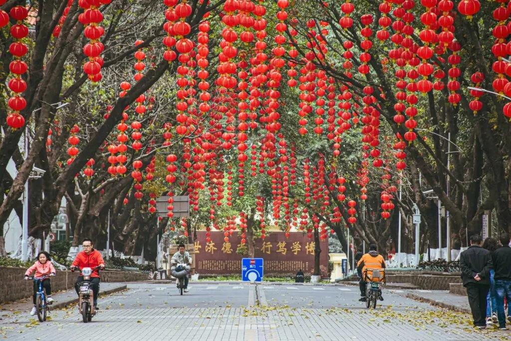 Fall in China 