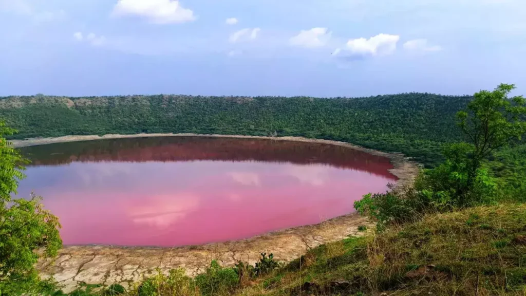 10 Surreal Places in India That Feel Out of This World 8 Lonar Crater Lake