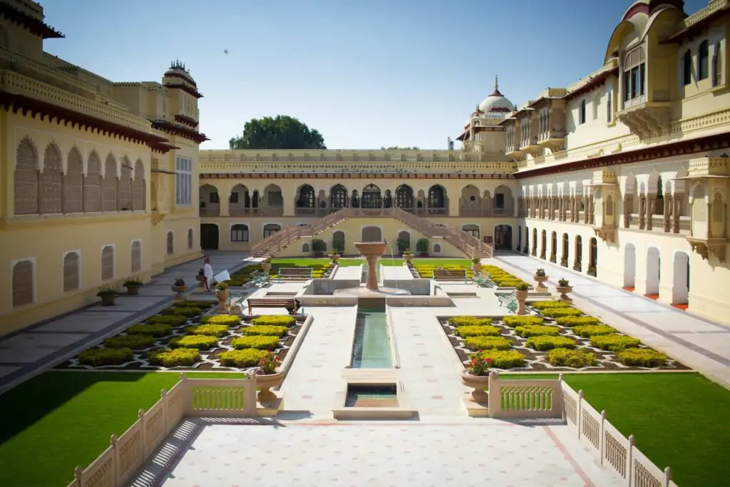 Magical Wedding Destinations in India That Will Make Your Big Day Epic 3 Amber Fort with traditional wedding setup